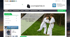 Desktop Screenshot of kampudstyr.dk